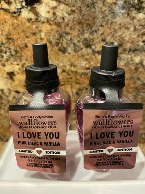 🌸”PINK LILAC & VANILLA” B&BW (2)-Wallflowers Home Fragrance Refills, NWT-SEALED
